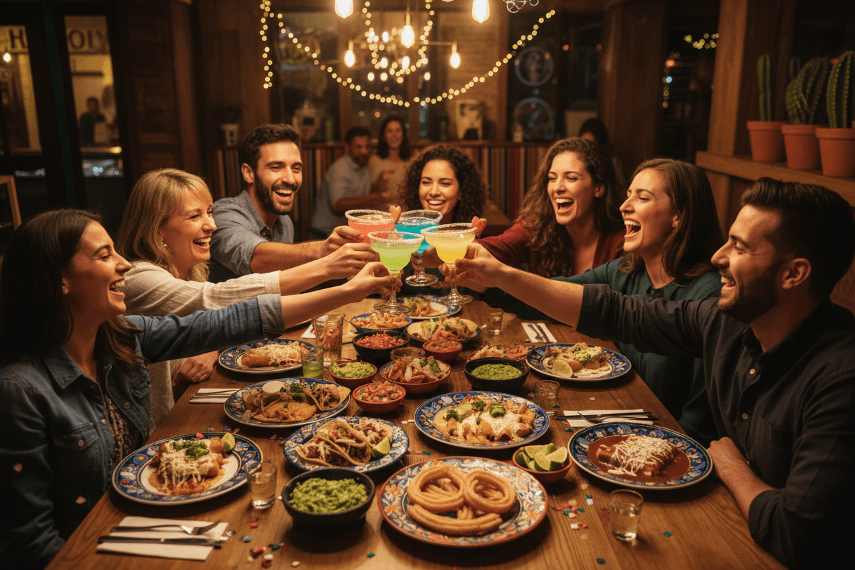 Group celebration on Instagram